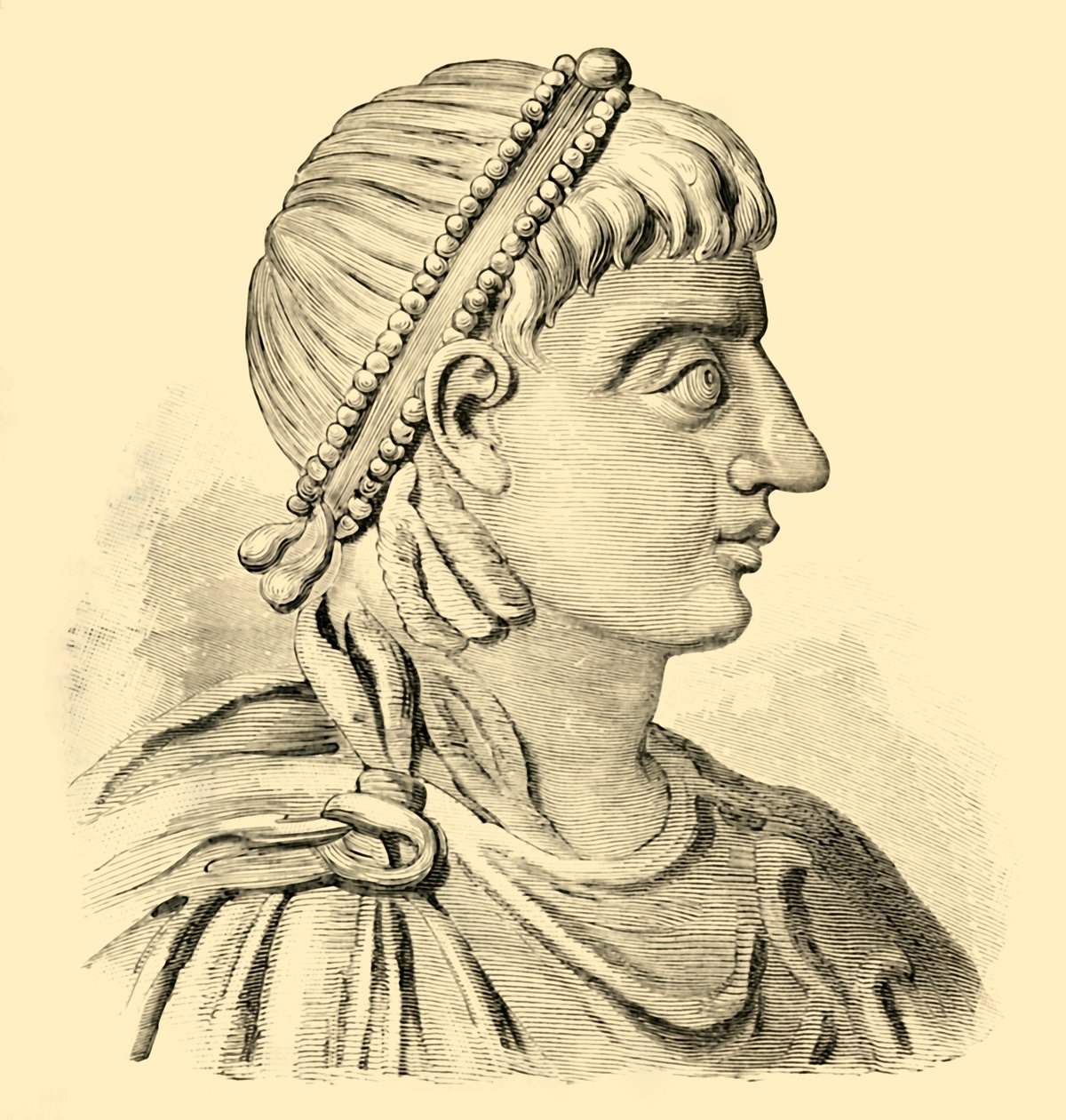 Justinianus, 6. század, 1890. alkotó: Unbekannt