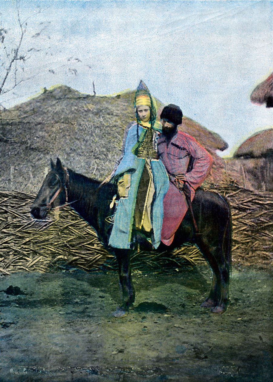 Kabard házaspár utazáson, 1890 alkotó: Unbekannt