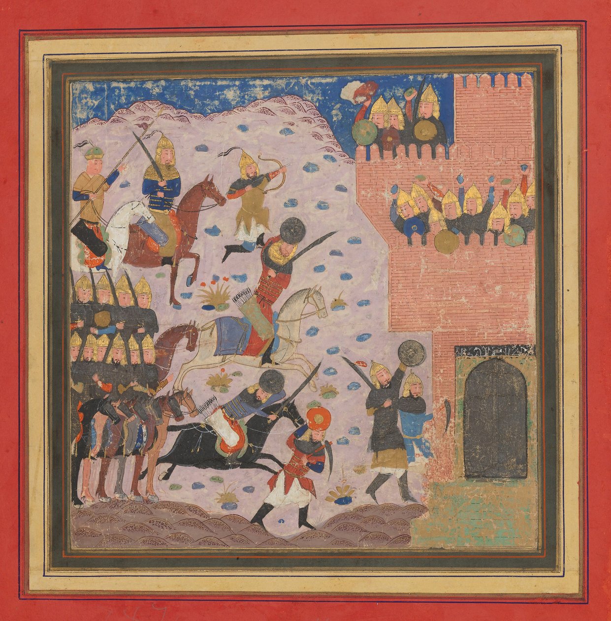 Kai Khusrau, Gudarz és Giv Capturing the Demon