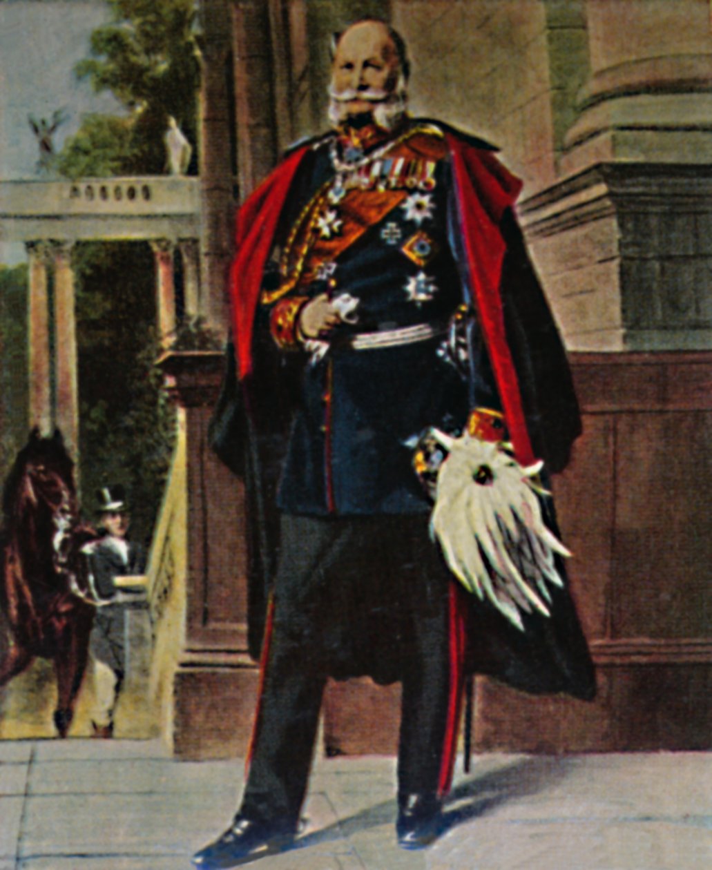Vilmos császár I. 1797-1888. - Plockhorst festménye, 1934. alkotó: Unbekannt