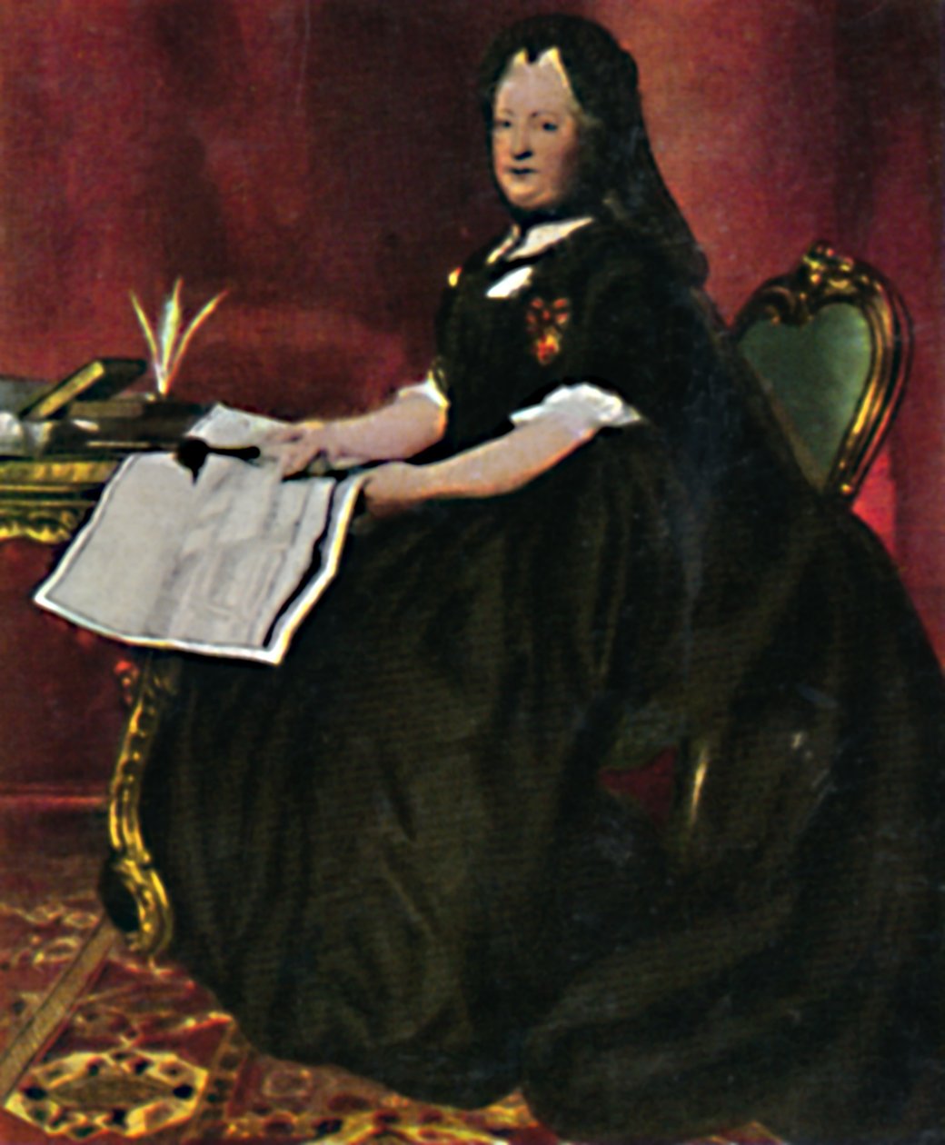 Mária Terézia császárné 1717-1780. - Maron festménye, 1934. alkotó: Unbekannt