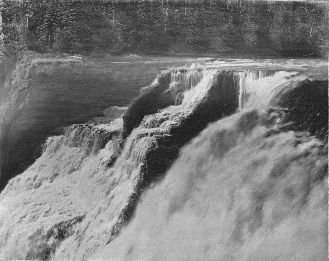 Kakabeka-vízesés, Lake Superior, Kanada, 1900. alkotó: Unbekannt