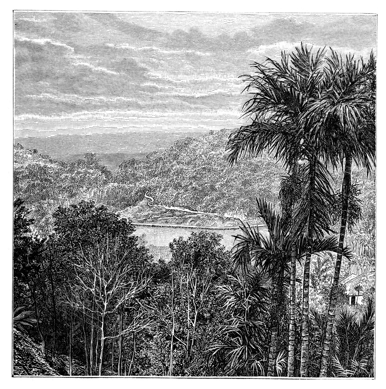 Kandi Maha Nuwara, Sri Lanka, 1895 alkotó: Unbekannt