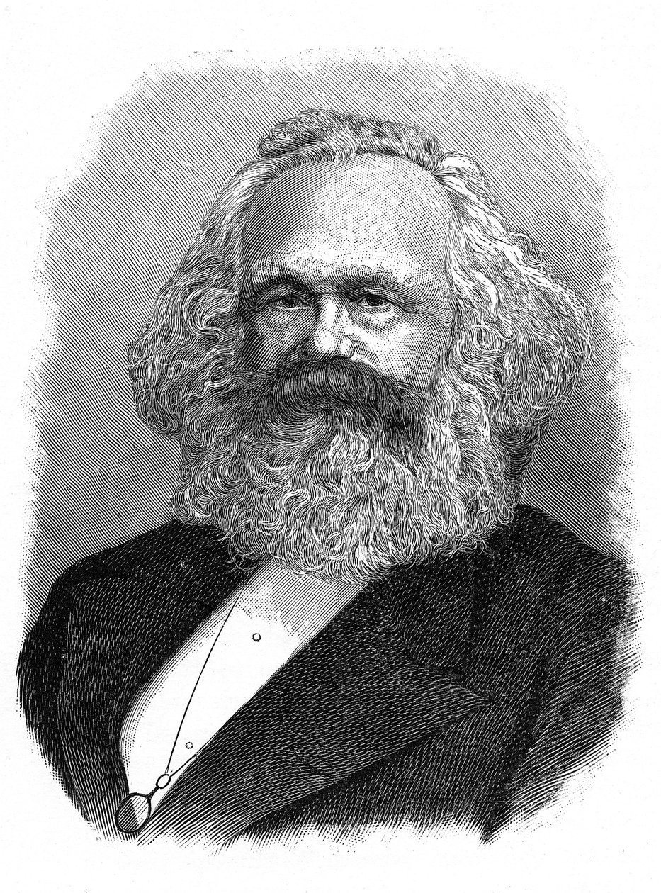 Karl Marx, a 19. századi német politikai, társadalom- és közgazdasági teoretikus alkotó: Unbekannt