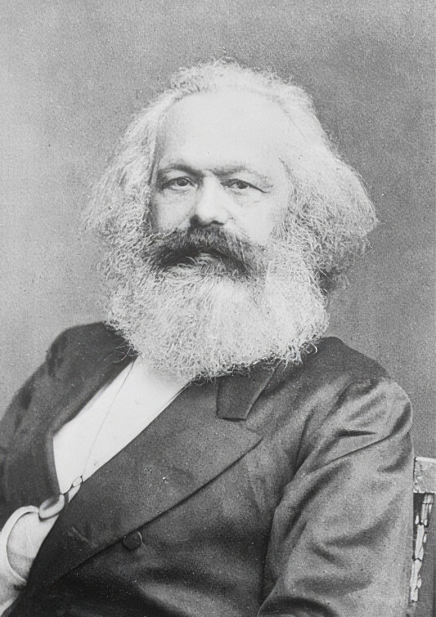 Karl Marx. 1880 körül alkotó: Unbekannt