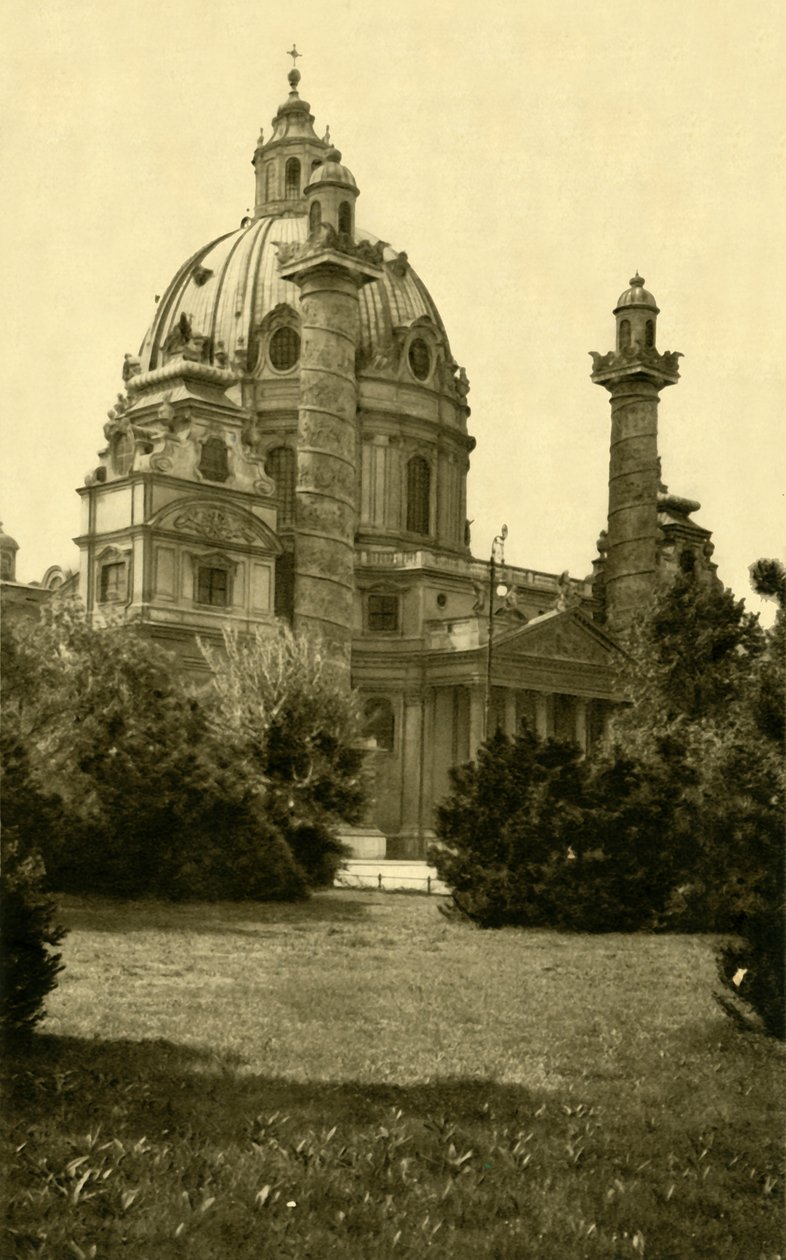 Karlskirche, Bécs, Ausztria, 1935. alkotó: Unbekannt