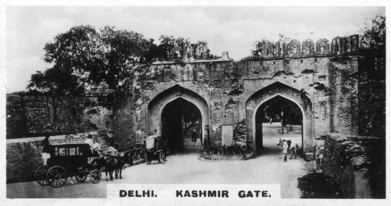 Kashmir Gate, Delhi, India, 1925 alkotó: Unbekannt