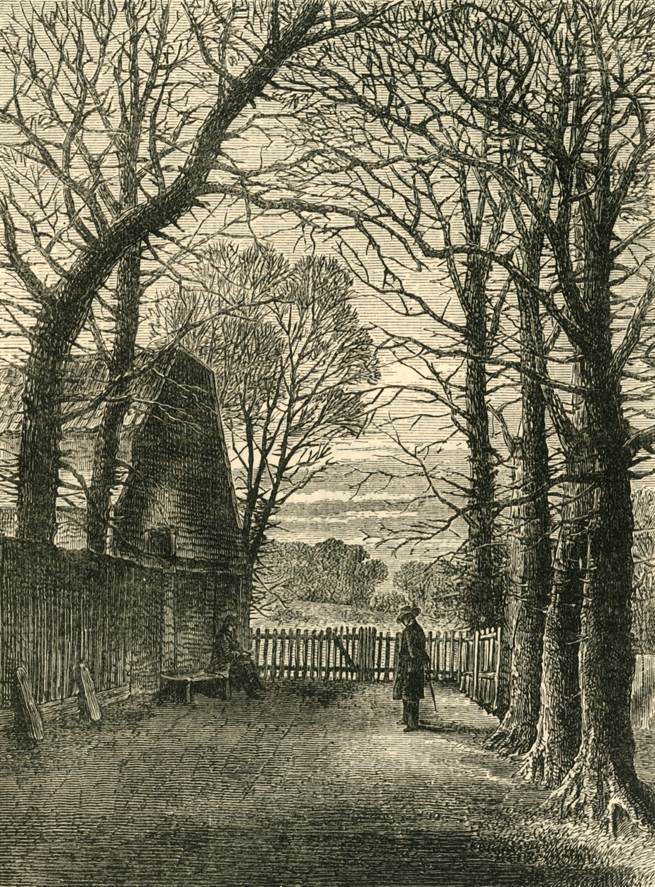 Keats Seat, Old Well Walk, c1818, c1876. alkotó: Unbekannt