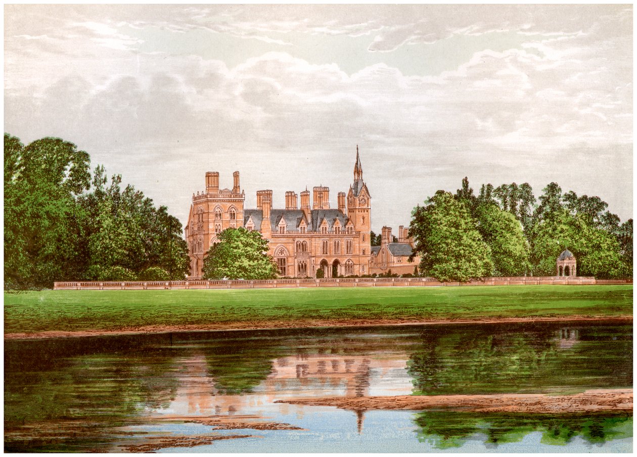 Kelham Hall, Nottinghamshire, a Manners-Sutton család otthona, 1880 alkotó: Unbekannt