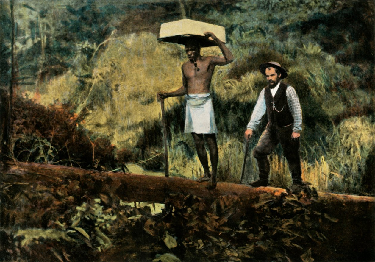 Kentzer Gold Seekers On A Walk, Aranykutatás, 1900. alkotó: Unbekannt