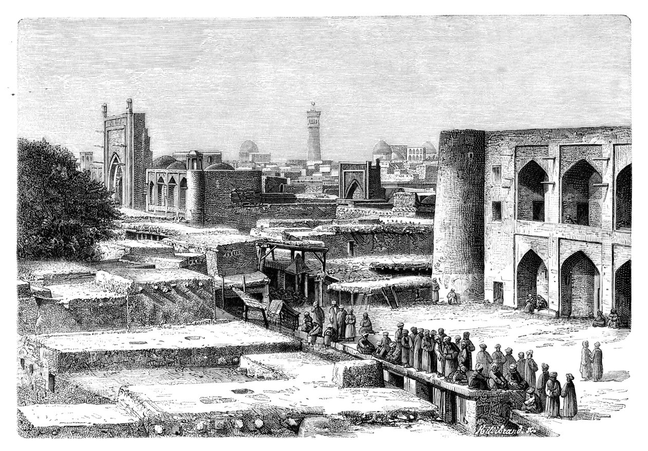 Khiva, Üzbegisztán, 1895 alkotó: Unbekannt