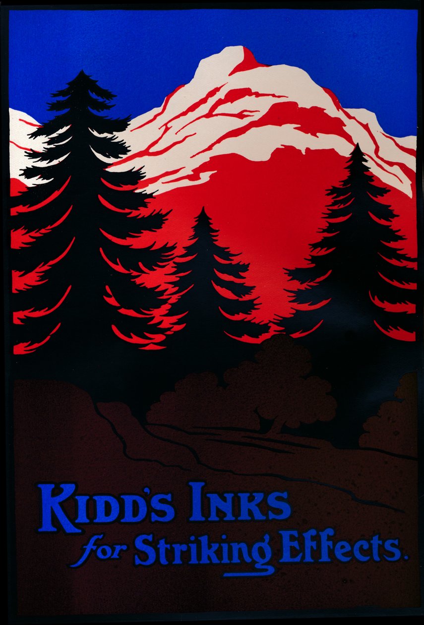 Kidds Inks feltűnő hatásokhoz, 1909. alkotó: Unbekannt