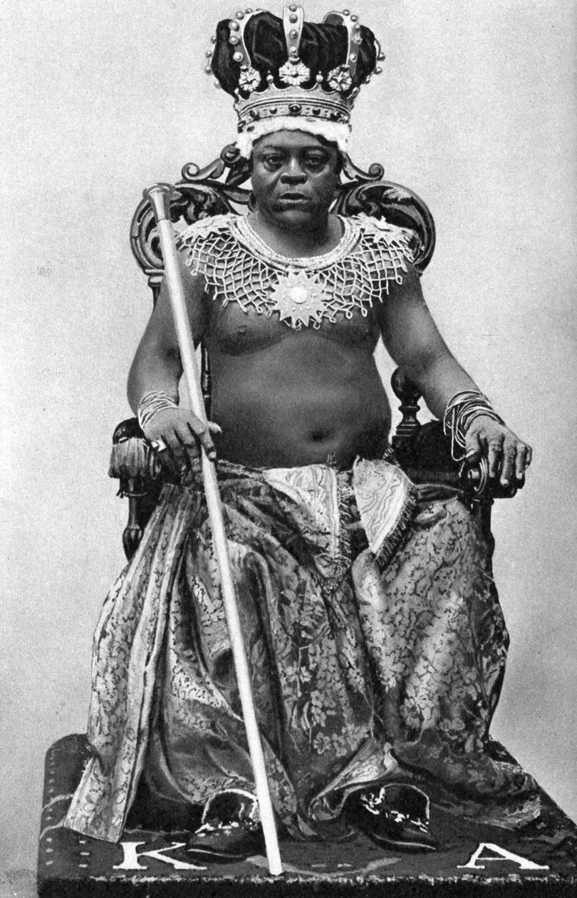 II. Archibong gambiai király, Afrika, 1922 alkotó: Unbekannt