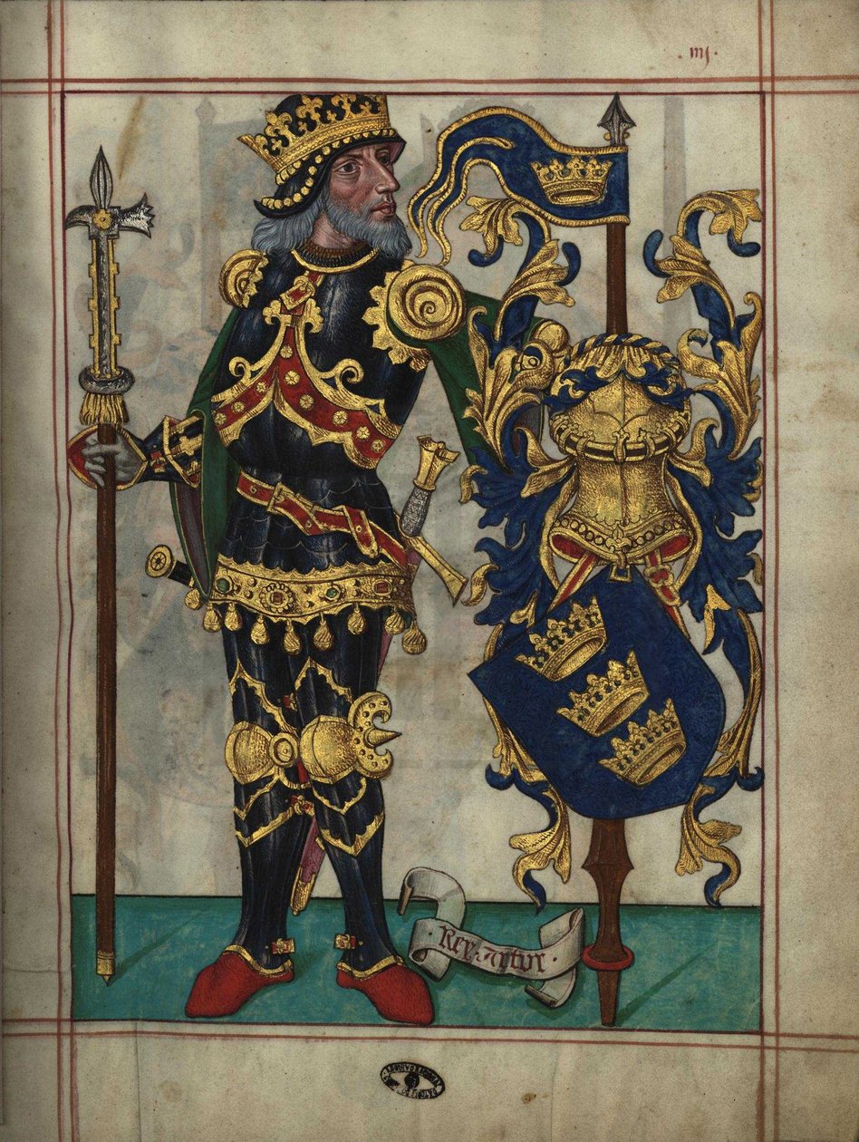 Arthur király Livro do Ameiro-Morból, 1509 alkotó: Unbekannt