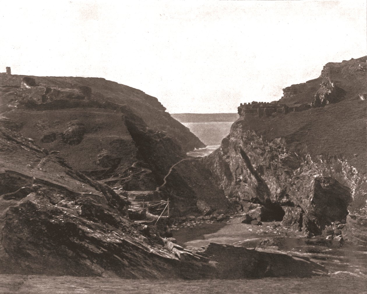 King Arthurs Castle, Tintagel, Cornwall, 1894. alkotó: Unbekannt