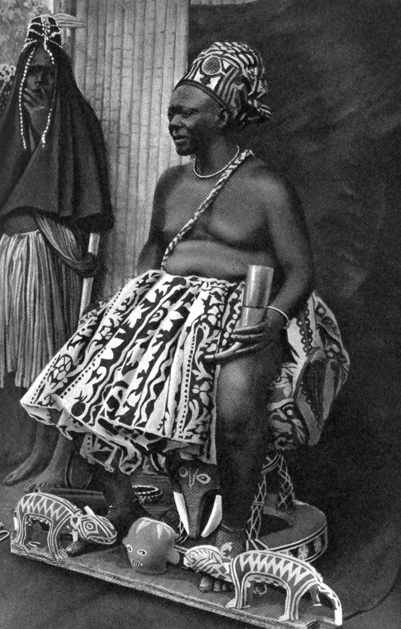 Basu Fondong kameruni király, Afrika, 1922 alkotó: Unbekannt
