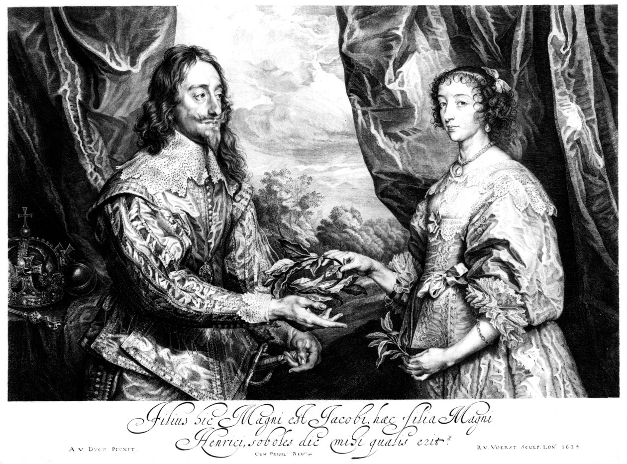I. Károly király 1600-1649 és Henrietta Mária királyné 1609-1669 alkotó: Unbekannt