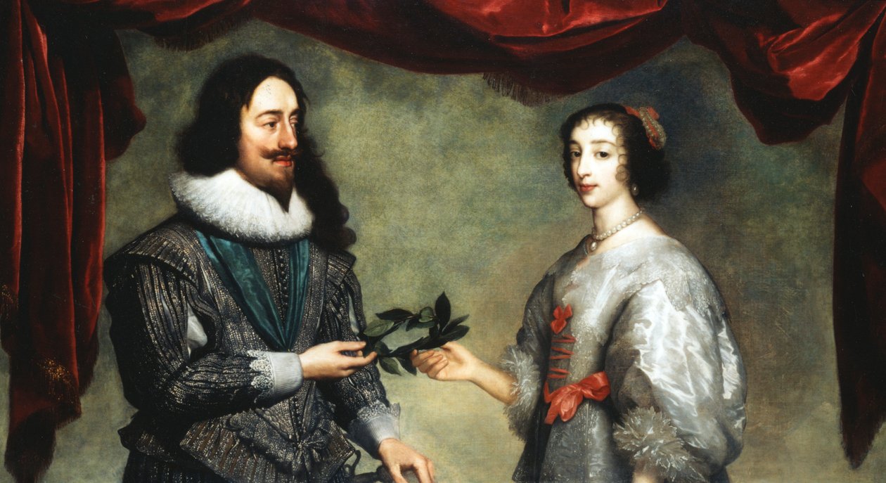 I. Károly király 1600-1649 és Henrietta Mária királyné 1609-1669 alkotó: Unbekannt