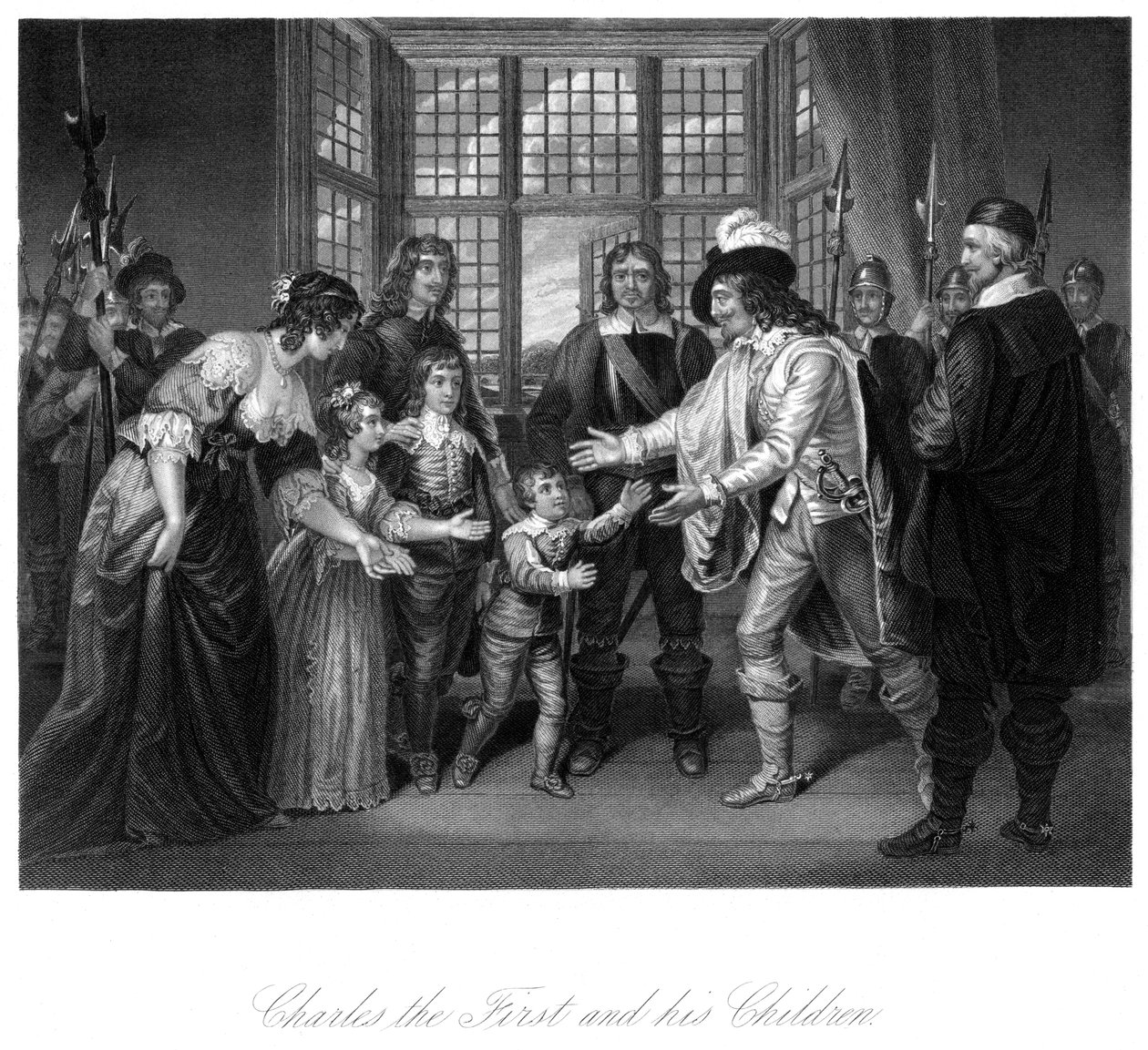 I. Károly király 1600-1649 és gyermekei alkotó: Unbekannt
