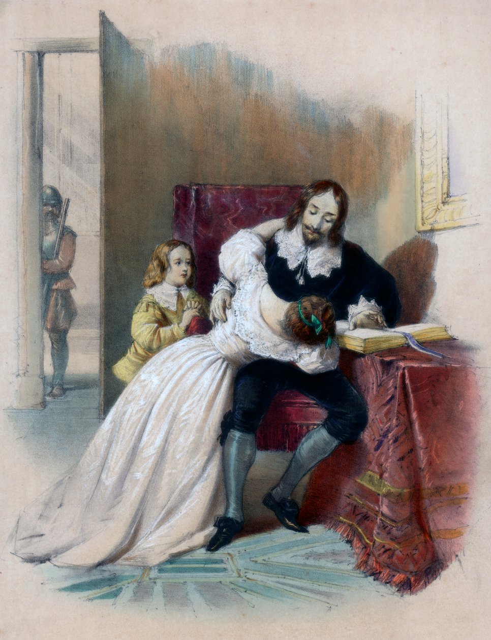 I. Károly király 1600-1649 elvált gyermekeitől, 1838 alkotó: Unbekannt
