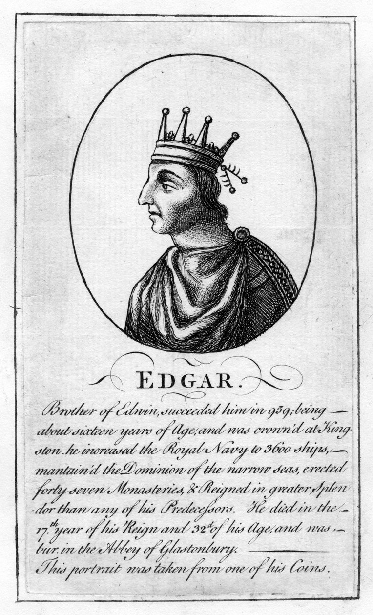Edgar angol király, i.sz. 944-975 alkotó: Unbekannt