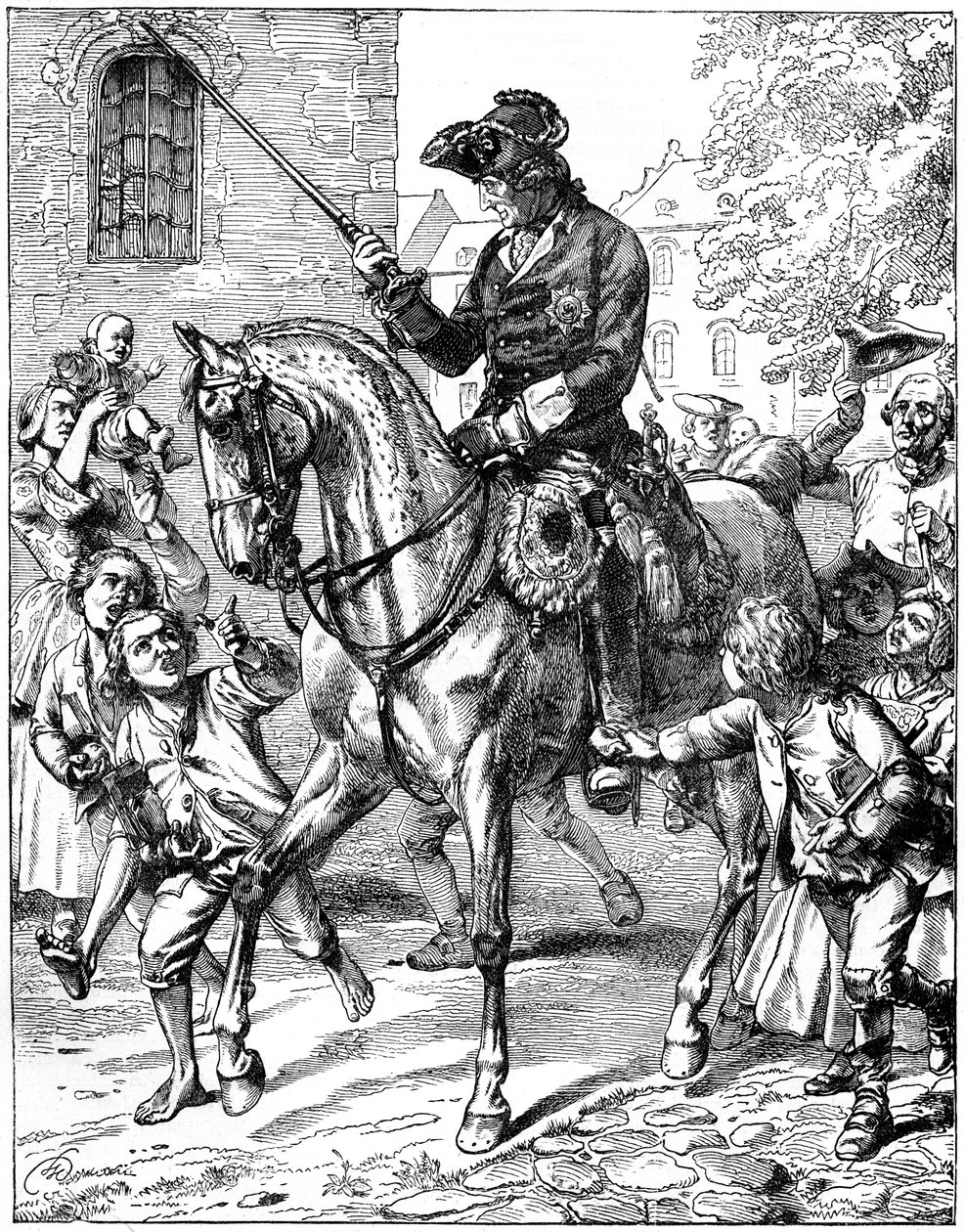 Frigyes porosz király 1712-1786, XIX alkotó: Unbekannt