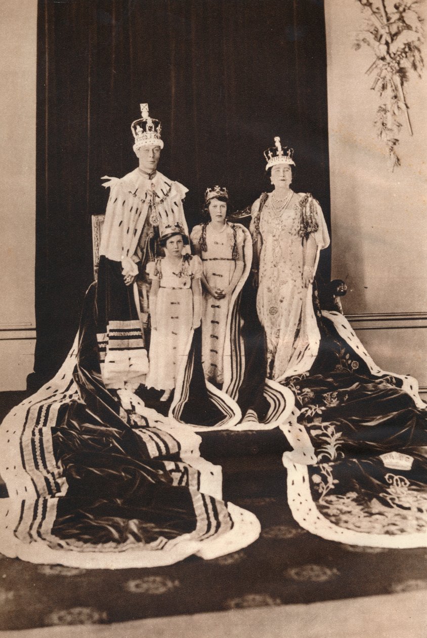György király és Erzsébet királynő koronázási napján, 1937. alkotó: Unbekannt