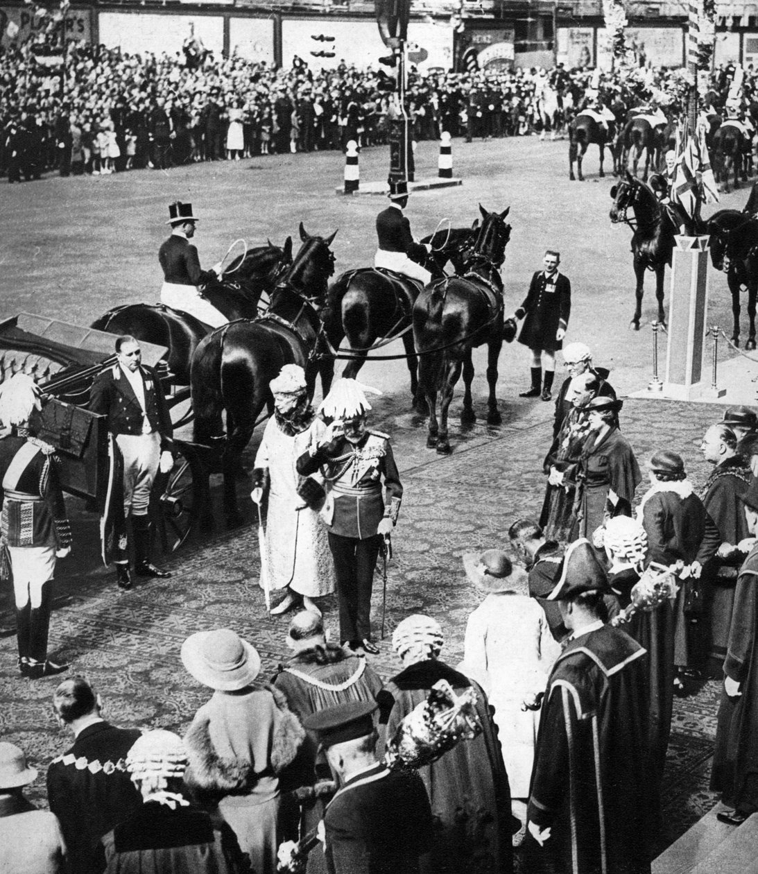V. György király és az észak-londoni városrészek polgármesterei Marylebone-ban, ezüst jubileum, 1935 alkotó: Unbekannt