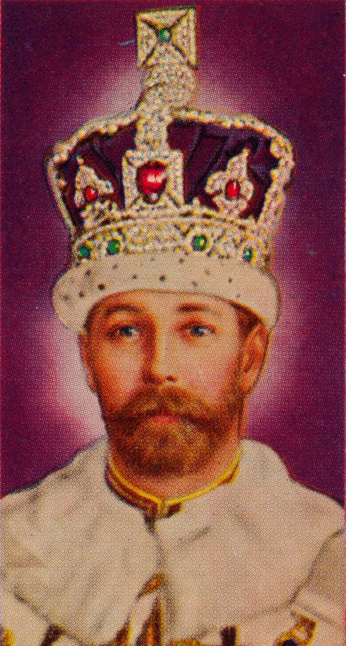 V. György király koronázásakor, 1911, 1935 alkotó: Unbekannt
