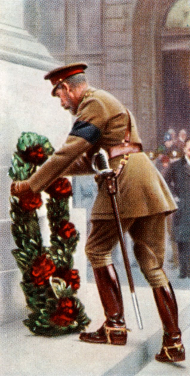 V. György király a Kenotaphban, 1920. november 11., 1935. sz alkotó: Unbekannt
