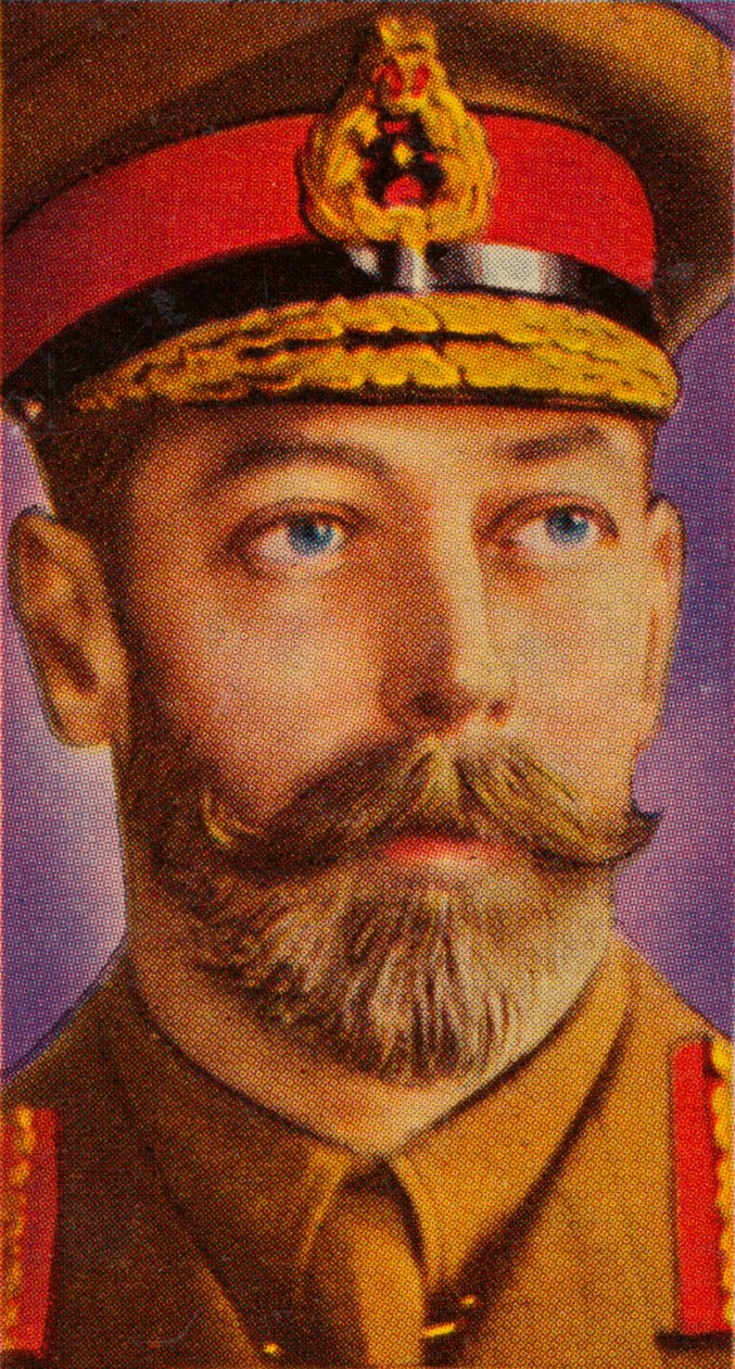 V. György király mezei ruhában az első világháború alatt, c1914-c1918 1935 alkotó: Unbekannt
