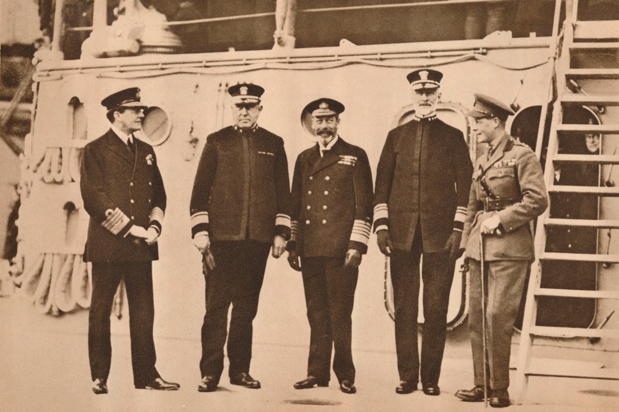 V. György király látogatása a flottában, 1917. november 1935 alkotó: Unbekannt