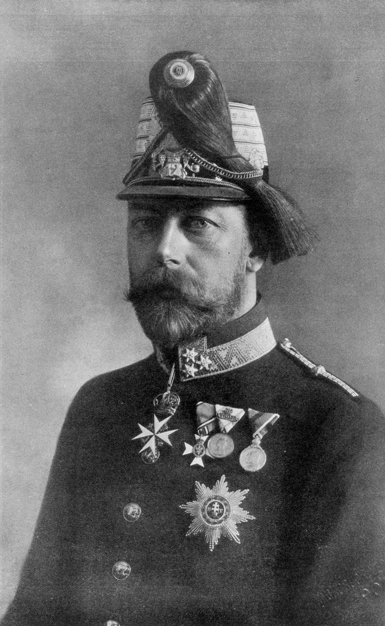 Ötödik György király osztrák egyenruhában, 1910 alkotó: Unbekannt