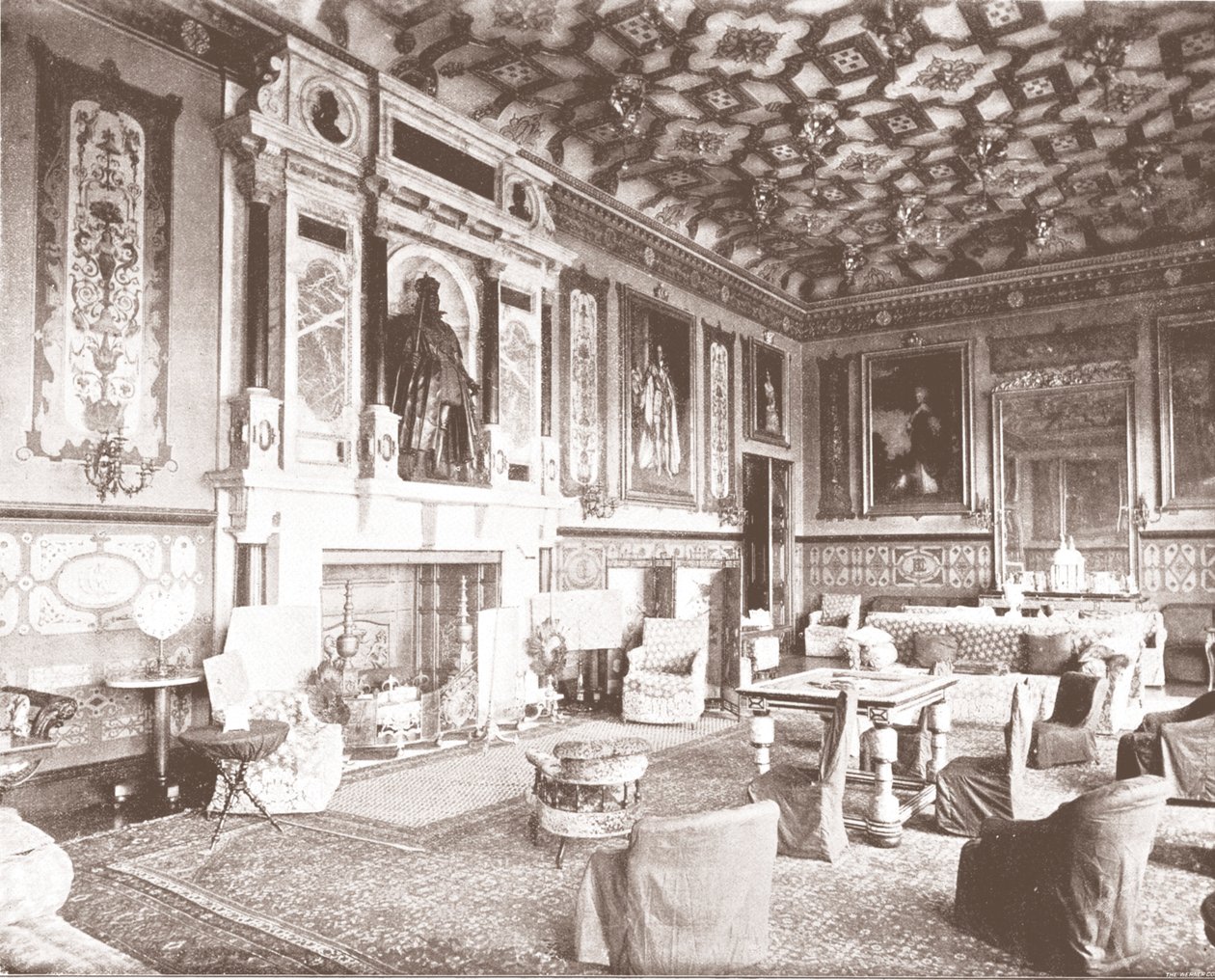 King James Room, Hatfield House, Hatfield, Hertfordshire, 1894. alkotó: Unbekannt
