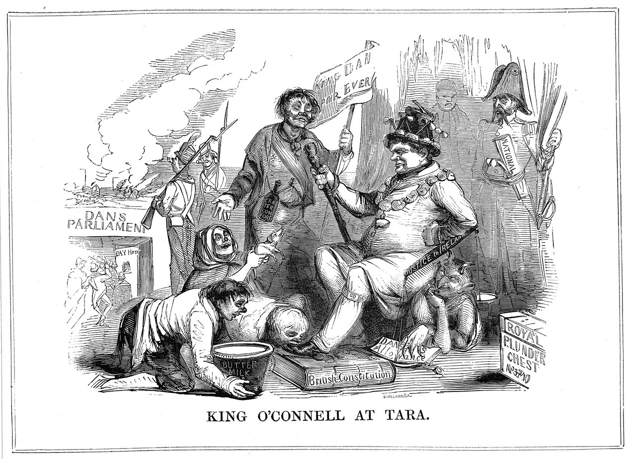 OConnell király Tarában, 1843 alkotó: Unbekannt