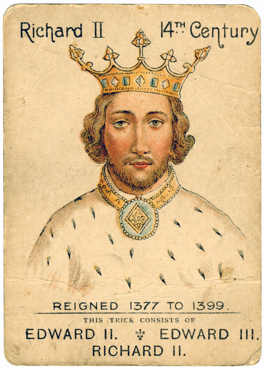 II. Richárd király 1367-1400, 1901-1910 alkotó: Unbekannt