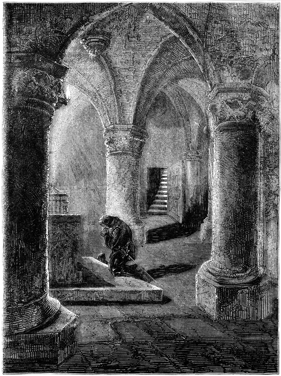 I. Richárd király 1157-1199 Szent Január szentélye előtt térdelve alkotó: Unbekannt