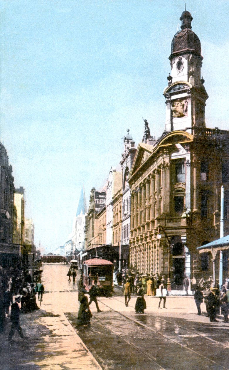 King Street, Sydney, Ausztrália, 1900-as évek alkotó: Unbekannt