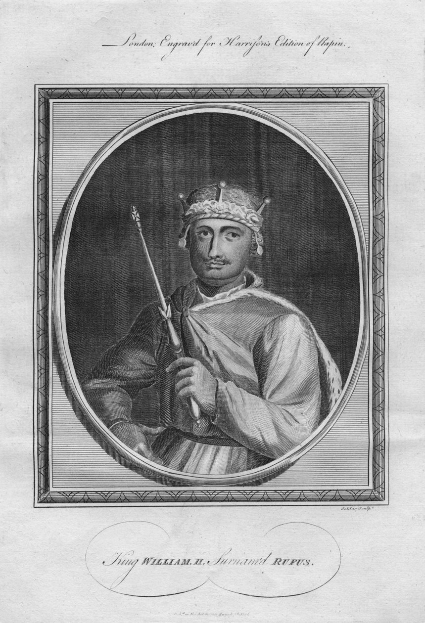 II. Vilmos király, Rufus Vilmos, 1786. alkotó: Unbekannt