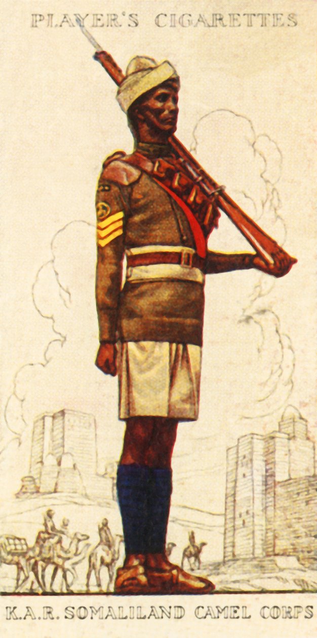 Kings African Rifles: Somaliland Camel Corps, 1936. alkotó: Unbekannt