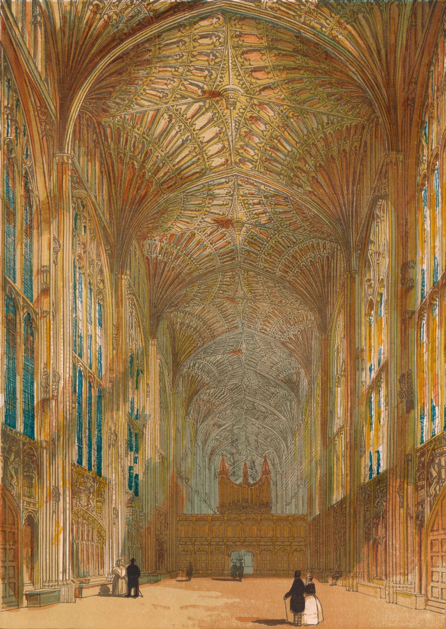Kings College Chapel, Cambridge, 1864 alkotó: Unbekannt