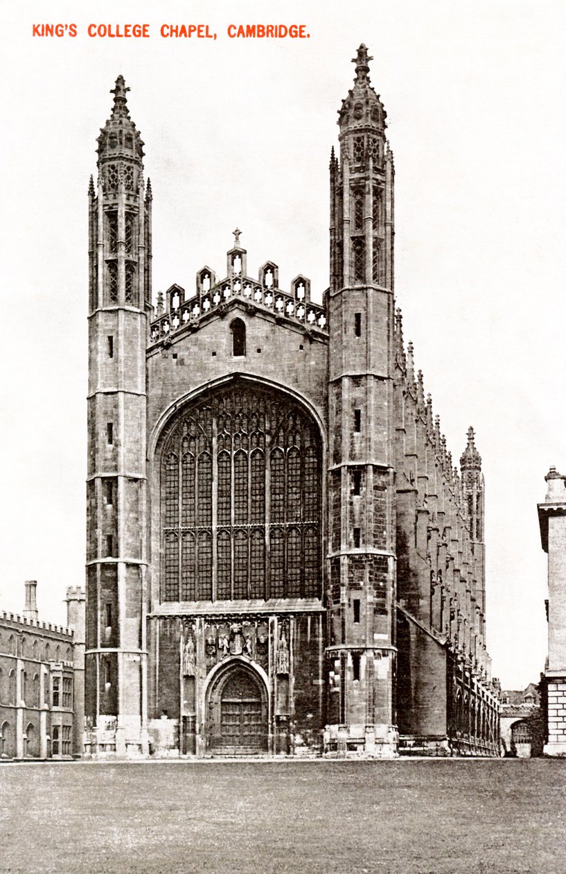 Kings College Chapel, Cambridge, 1908 alkotó: Unbekannt