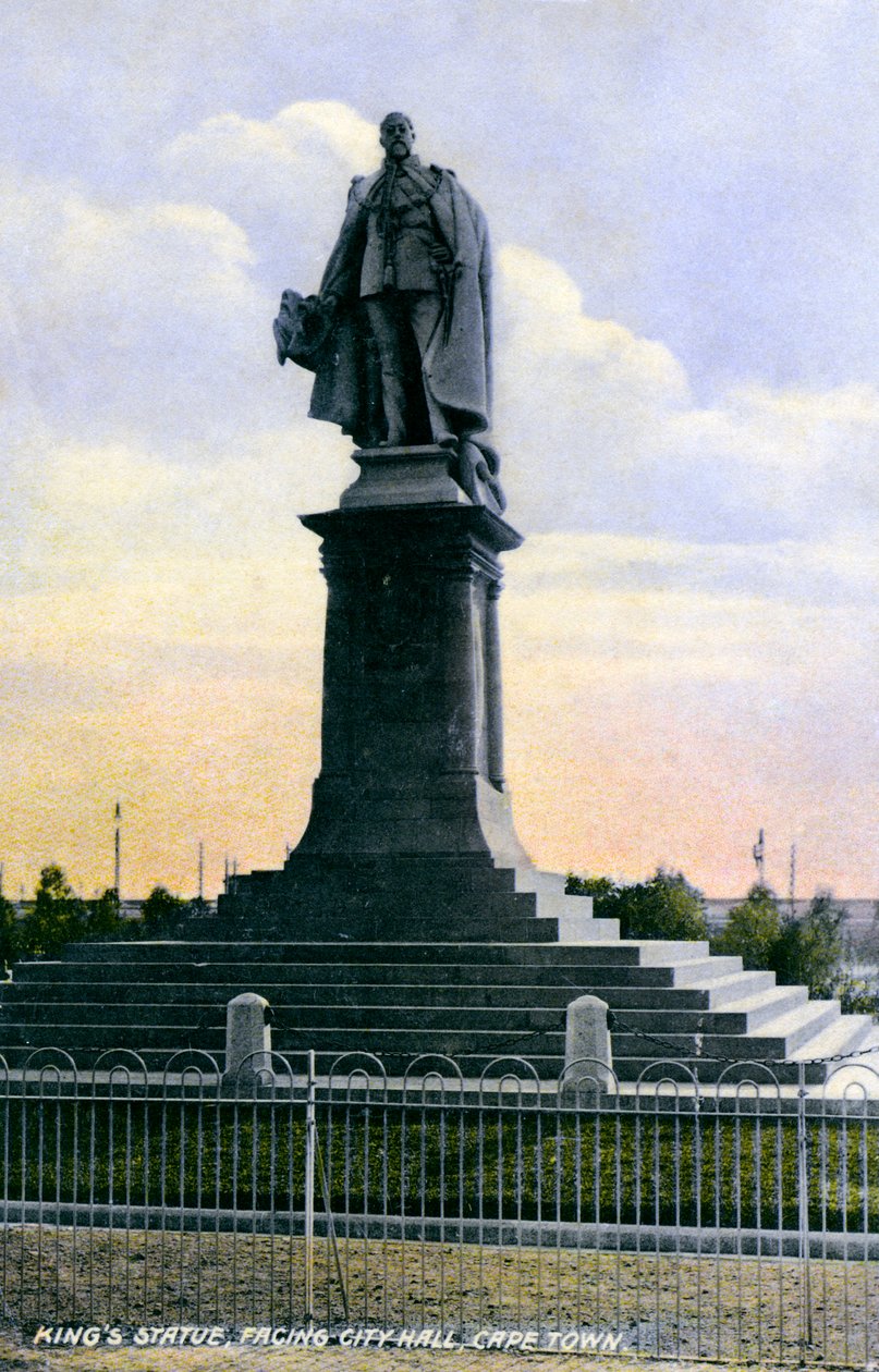 Királyok szobra, szemben a városházával, Fokváros, XX. század alkotó: Unbekannt
