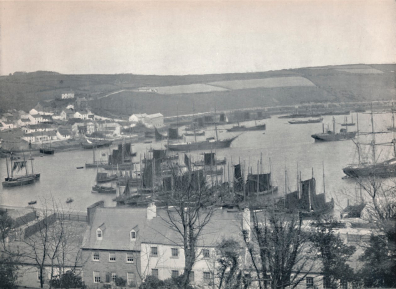 Kinsale – Halászflotta a kikötőben, 1895 alkotó: Unbekannt