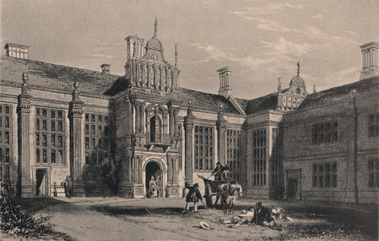 Kirby Hall, Northamptonshire, 1915 alkotó: Unbekannt