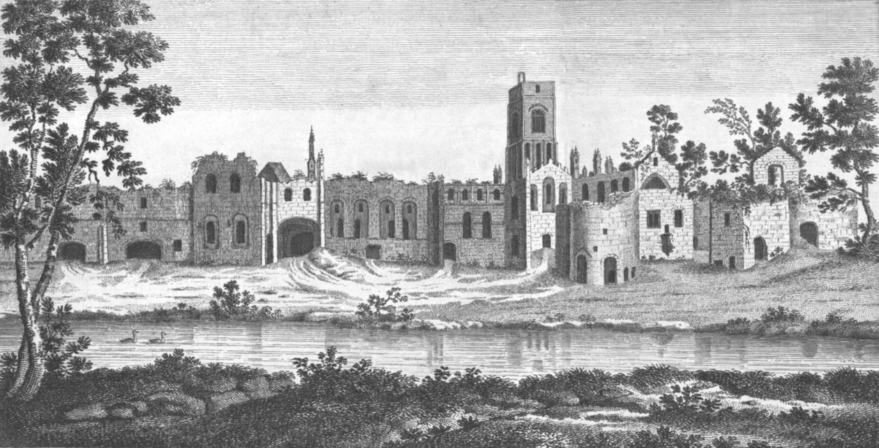 Kirkstall Abbey, Leeds, West Yorkshire, 18. század alkotó: Unbekannt
