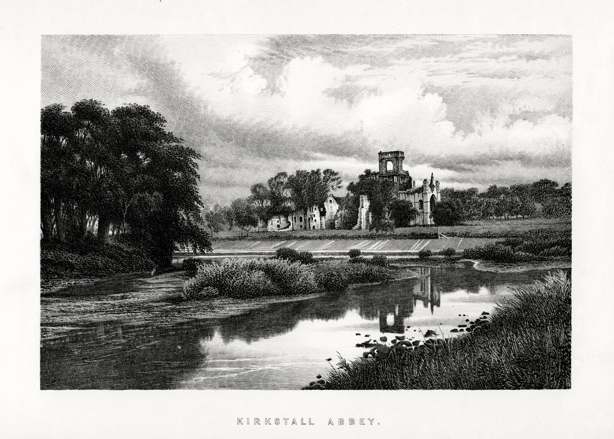 Kirkstall Abbey, Leeds, Yorkshire, 1896 alkotó: Unbekannt