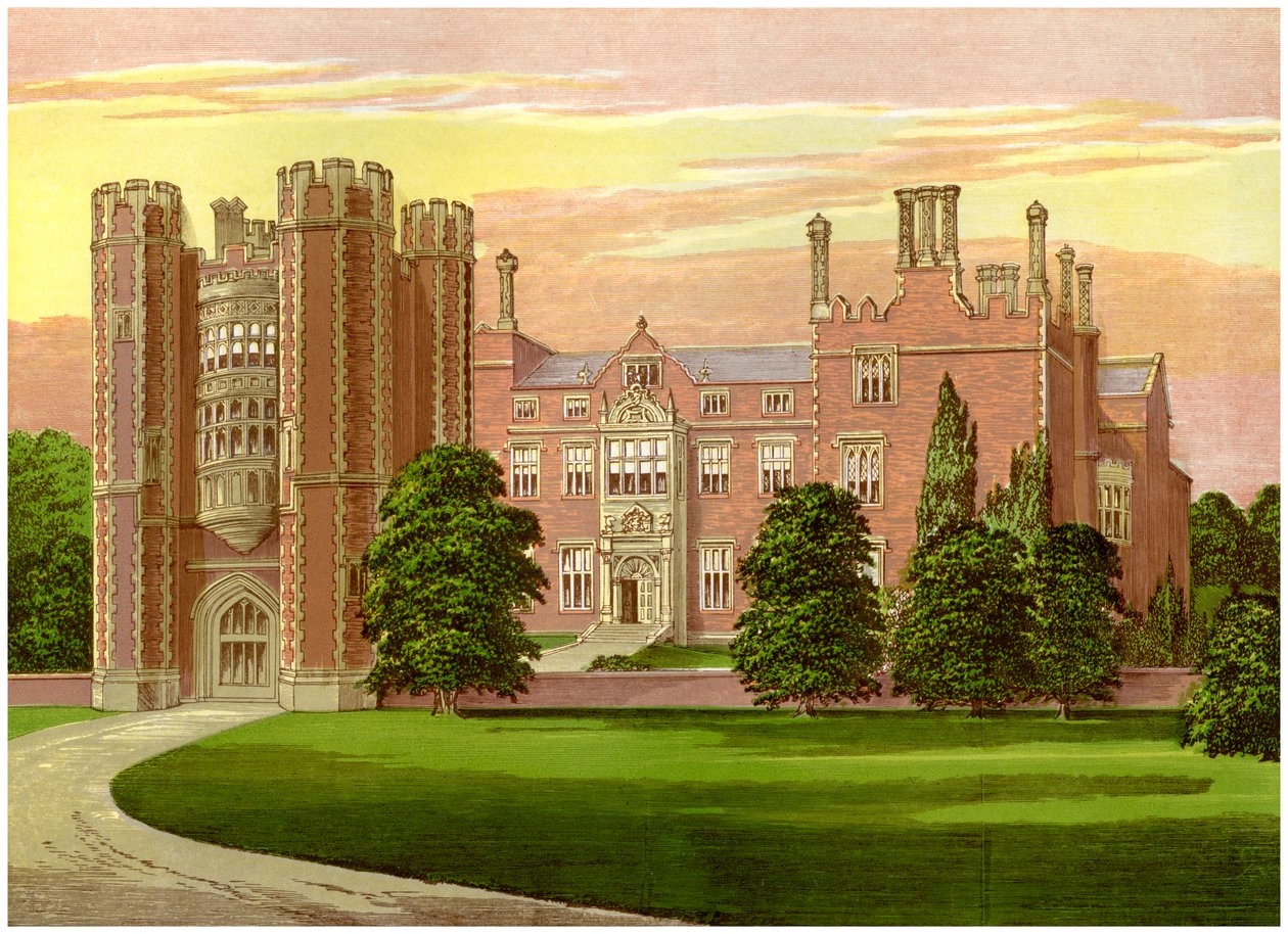 Kirtling-torony, Cambridgeshire, North bárónő otthona, 1880 alkotó: Unbekannt