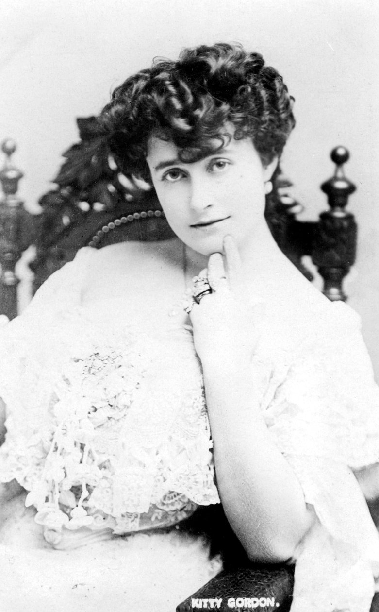Kitty Gordon 1878-1974 angol színésznő, XX. század eleje alkotó: Unbekannt