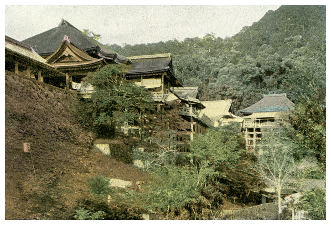 Kiyomizu templom, Kiotó, Japán, 1904 alkotó: Unbekannt